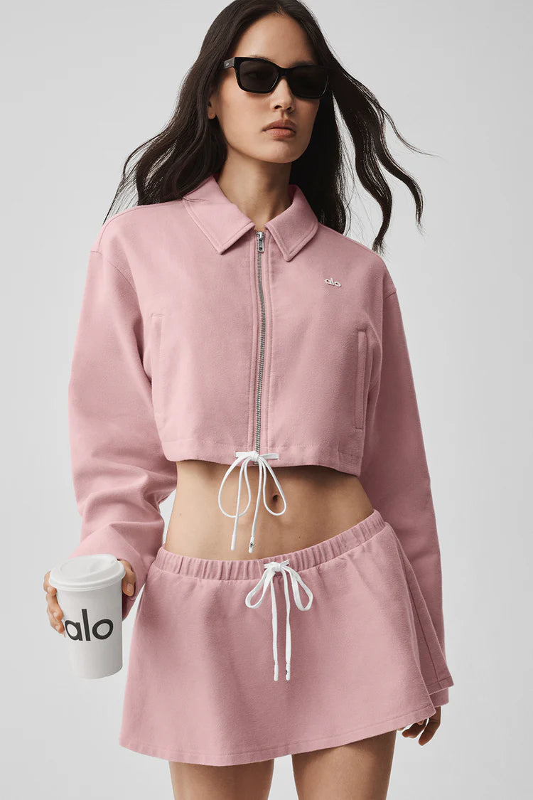 Veste courte à fermeture éclair intégrale préférée des fans