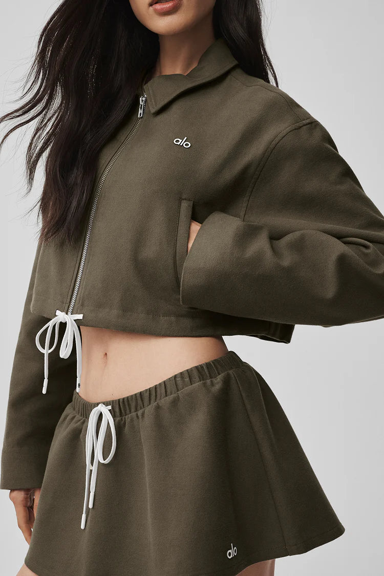 Veste courte à fermeture éclair intégrale préférée des fans