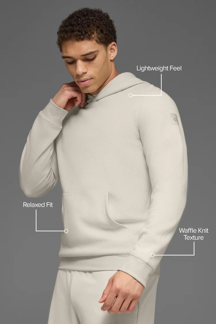 ALO Sweat À Capuche Gaufré Lounge
