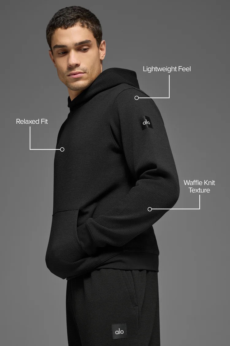 ALO Sweat À Capuche Gaufré Lounge