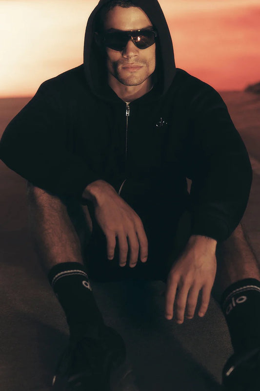 ALO Sweat À Capuche Zippé Accolade